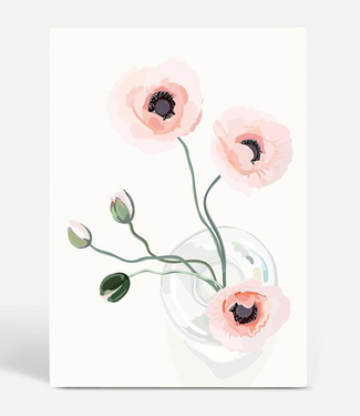 Kortkartellet Kortkartellet Botanica Poster A3 Poppy