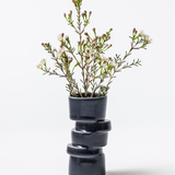 Lars Rank Keramik Lars Rank Keramik Handmade Vase Stacked Dark grey Mini Lars Rank Keramik Lars Rank Keramik Handmade Vase Stacked Dark grey Mini