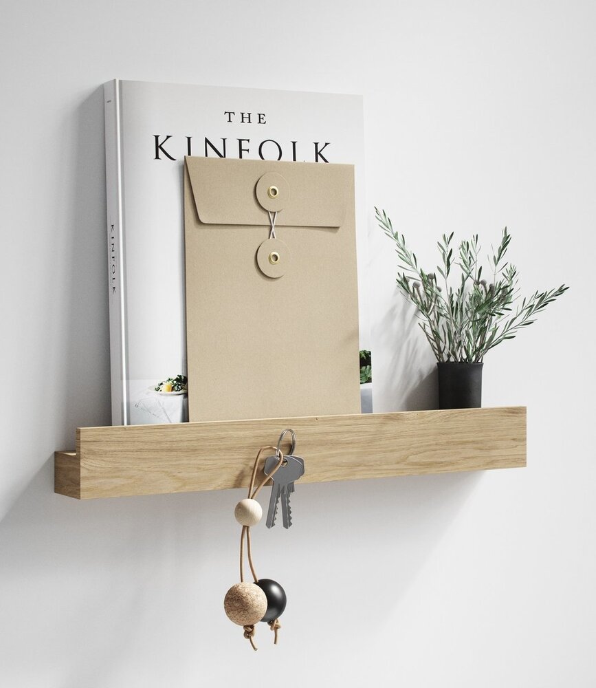 EKTA Living - by Wirth by Wirth Magneet plank Zwart Eiken in 40 & 60cm lang EKTA Living - by Wirth by Wirth Magneet plank Zwart Eiken in 40 & 60cm lang