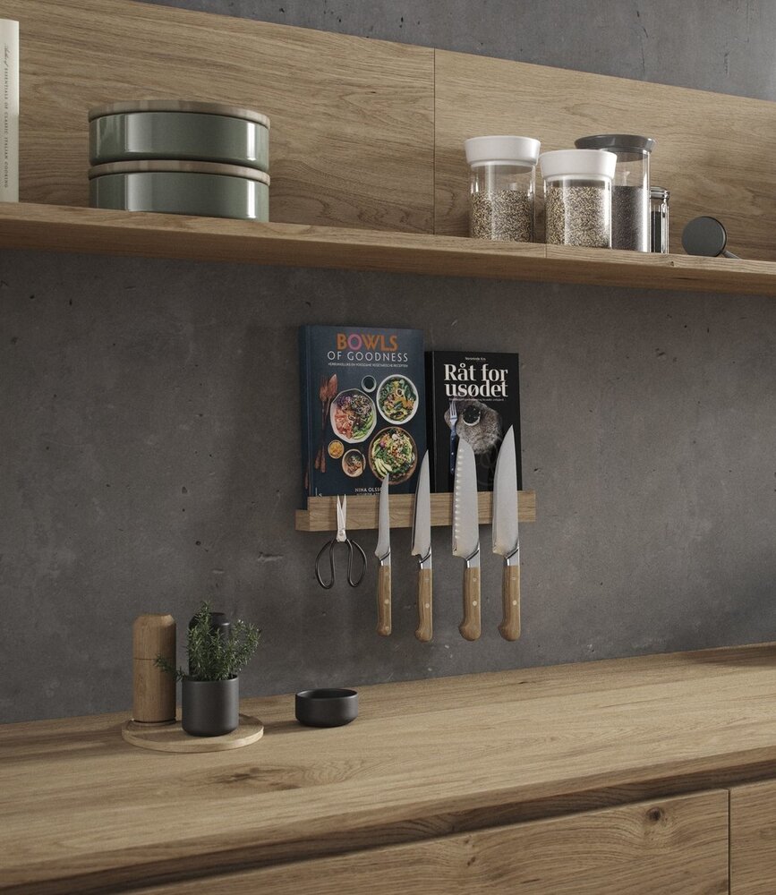 EKTA Living - by Wirth by Wirth Magneet plank Zwart Eiken in 40 & 60cm lang EKTA Living - by Wirth by Wirth Magneet plank Zwart Eiken in 40 & 60cm lang