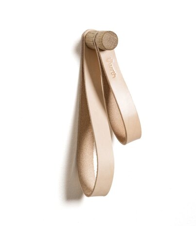 EKTA Living - by Wirth EKTA Living Double loop Natural leather and oak - design by Wirth EKTA Living - by Wirth EKTA Living Double loop Natural leather and oak - design by Wirth