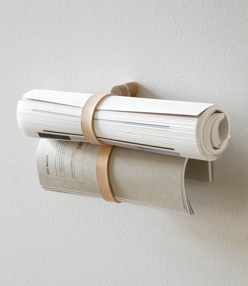 EKTA Living - by Wirth EKTA Living Double loop Natural leather and oak - design by Wirth EKTA Living - by Wirth EKTA Living Double loop Natural leather and oak - design by Wirth