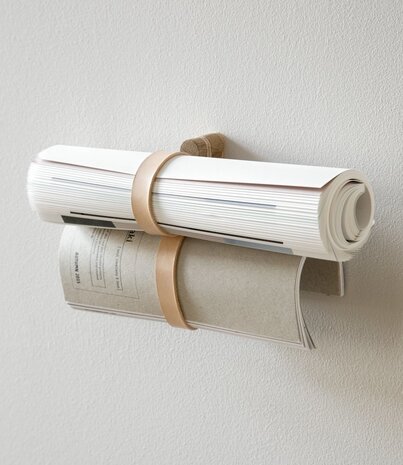 EKTA Living - by Wirth EKTA Living Double loop Natural leather and oak - design by Wirth EKTA Living - by Wirth EKTA Living Double loop Natural leather and oak - design by Wirth