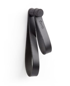 EKTA Living - by Wirth EKTA Living Coat Rack Loop Black Leather - Design by Wirth EKTA Living - by Wirth EKTA Living Coat Rack Loop Black Leather - Design by Wirth