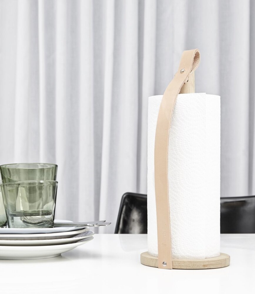 EKTA Living - by Wirth EKTA Living Keukenrolhouder Naturel eiken - ontwerp by Wirth EKTA Living - by Wirth EKTA Living Keukenrolhouder Naturel eiken - ontwerp by Wirth