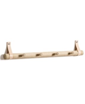 EKTA Living - by Wirth EKTA Living Knob rack 4 Natural oak - design by Wirth EKTA Living - by Wirth EKTA Living Knob rack 4 Natural oak - design by Wirth