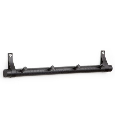 EKTA Living - by Wirth EKTA Living Knob rack 4 Black oak - design by Wirth EKTA Living - by Wirth EKTA Living Knob rack 4 Black oak - design by Wirth