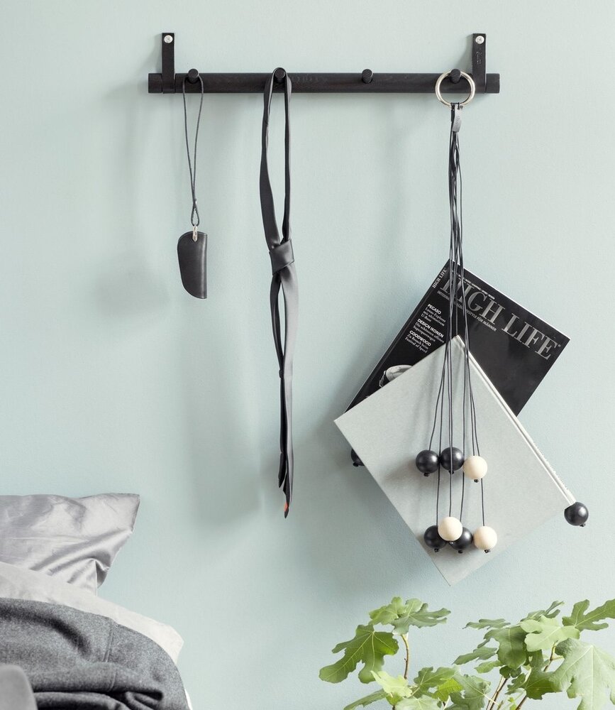 EKTA Living - by Wirth EKTA Living Knob rack 4 Black oak - design by Wirth EKTA Living - by Wirth EKTA Living Knob rack 4 Black oak - design by Wirth