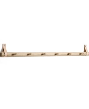 EKTA Living - by Wirth EKTA Living Knob rack 6 Natural oak - design by Wirth EKTA Living - by Wirth EKTA Living Knob rack 6 Natural oak - design by Wirth