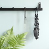 EKTA Living - by Wirth EKTA Living Knob rack 4 Black oak - design by Wirth EKTA Living - by Wirth EKTA Living Knob rack 4 Black oak - design by Wirth