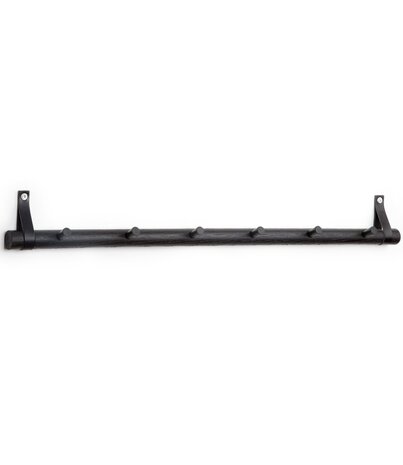 EKTA Living - by Wirth EKTA Living Knob rack 6 Black oak - design by Wirth EKTA Living - by Wirth EKTA Living Knob rack 6 Black oak - design by Wirth