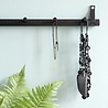 EKTA Living - by Wirth EKTA Living Knob rack 6 Black oak - design by Wirth EKTA Living - by Wirth EKTA Living Knob rack 6 Black oak - design by Wirth