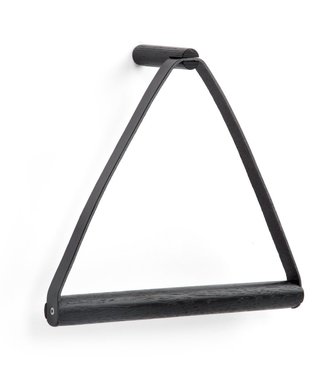 by Wirth by Wirth Towel Hanger Black Oak