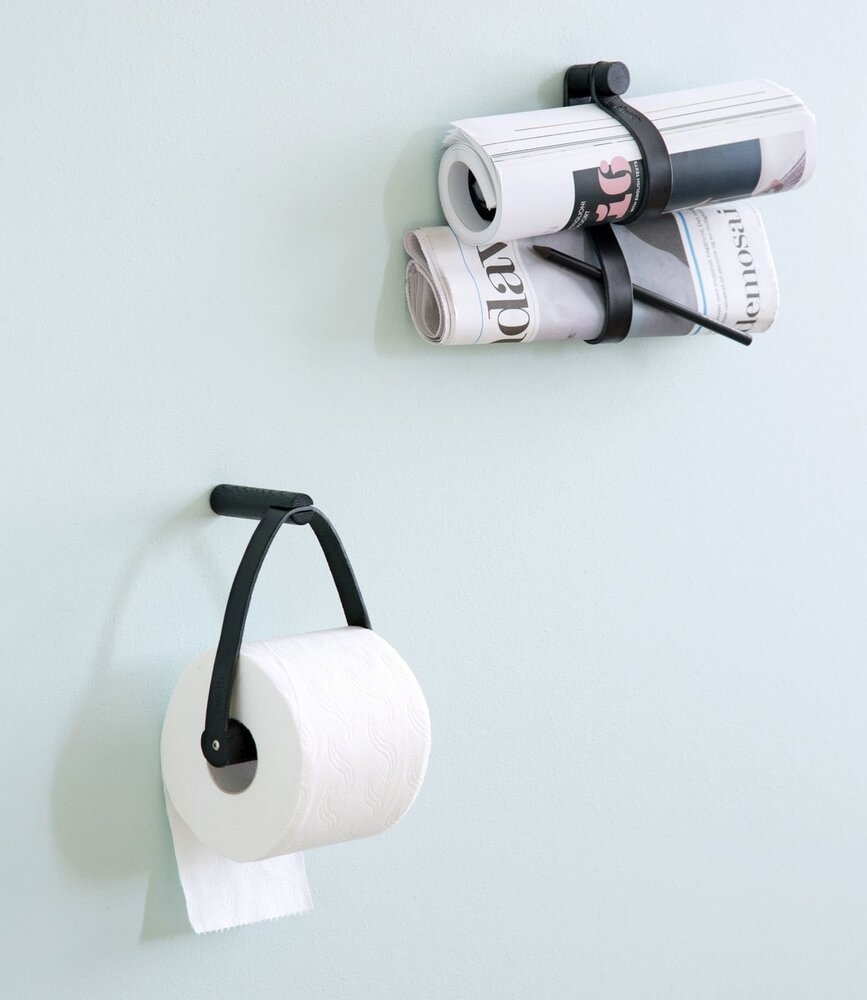EKTA Living - by Wirth EKTA Living Toilet paper holder Black oak - design by Wirth EKTA Living - by Wirth EKTA Living Toilet paper holder Black oak - design by Wirth