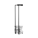 EKTA Living - by Wirth EKTA Living Bathroom wall rack Black Oak - design by Wirth EKTA Living - by Wirth EKTA Living Bathroom wall rack Black Oak - design by Wirth