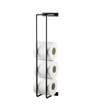 EKTA Living - by Wirth Ekta Living Badkamer Wandrek Zwart Eiken Toiletrolhouder design by Wirth