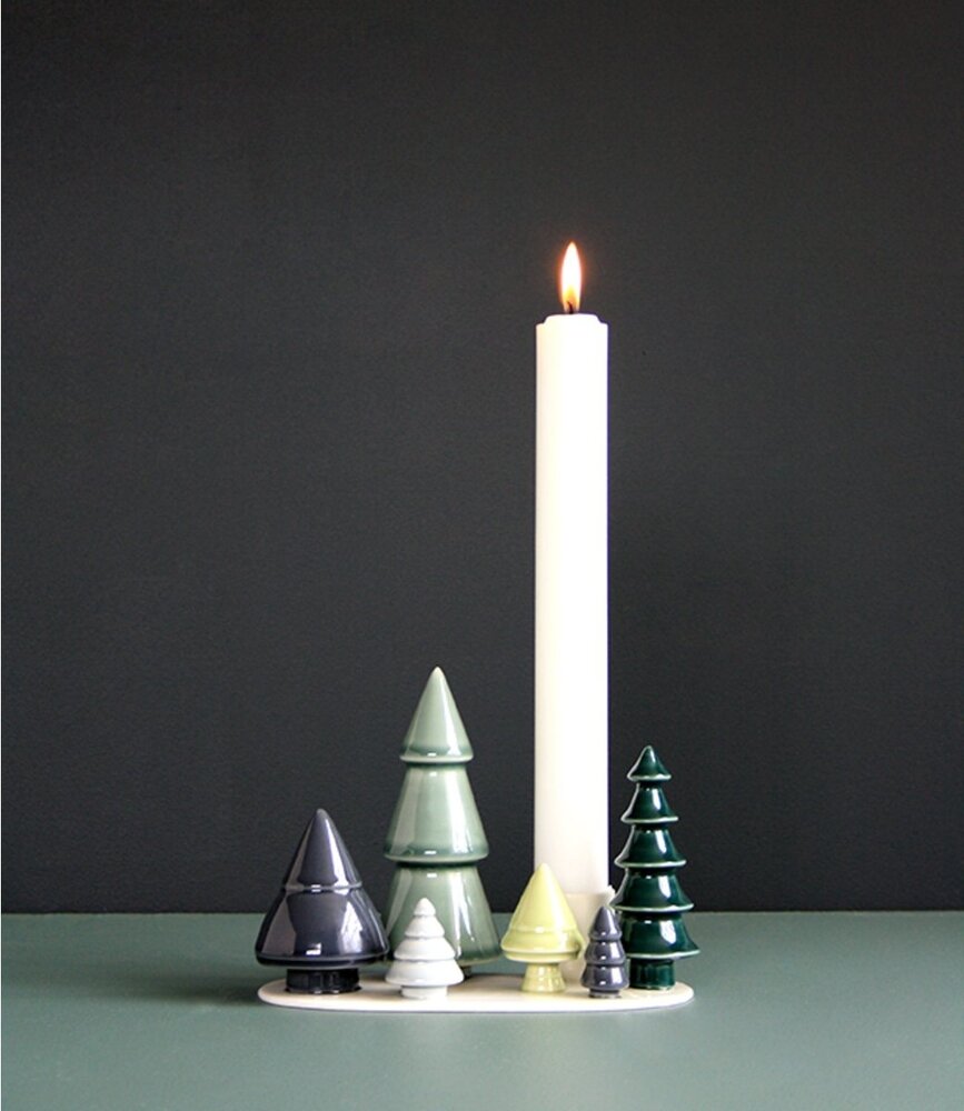 Dottir Nordic Design Dottir Kaars Ø3cm voor Winter Stories kandelaar - Forest en Rendez-vous Dottir Nordic Design Dottir Kaars Ø3cm voor Winter Stories kandelaar - Forest en Rendez-vous