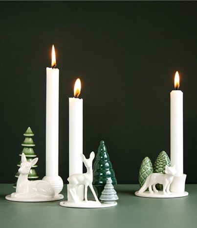 Dottir Nordic Design Dottir Winter Stories Bambi Candlestick Dottir Nordic Design Dottir Winter Stories Bambi Candlestick