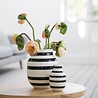 Kähler Design Kähler Design Omaggio Vase Black Stripe H200mm Kähler Design Kähler Design Omaggio Vase Black Stripe H200mm