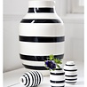 Kähler Design Kähler Design Omaggio Vase Black Stripe H305mm Kähler Design Kähler Design Omaggio Vase Black Stripe H305mm