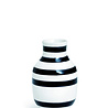 Kähler Design Kähler Design Omaggio Vaas Zwart Streep H125mm Kähler Design Kähler Design Omaggio Vaas Zwart Streep H125mm