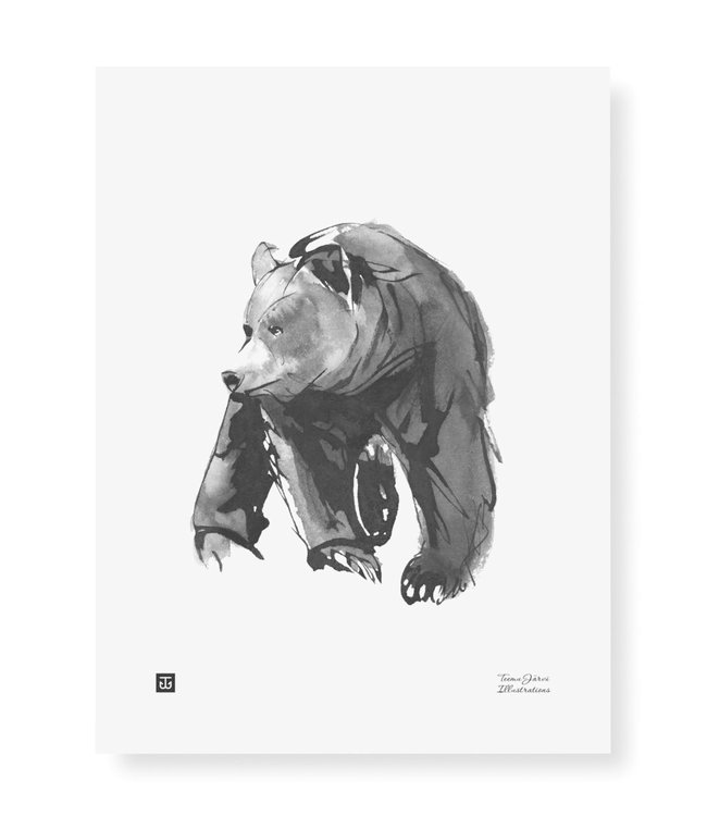 Teemu Järvi Teemu Järvi Poster Gentle Bear 30 x 40 cm