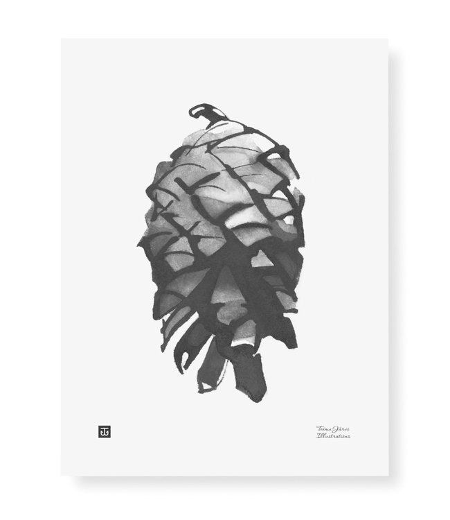 Teemu Järvi Teemu Järvi Poster Pine Cone 30 x 40 cm