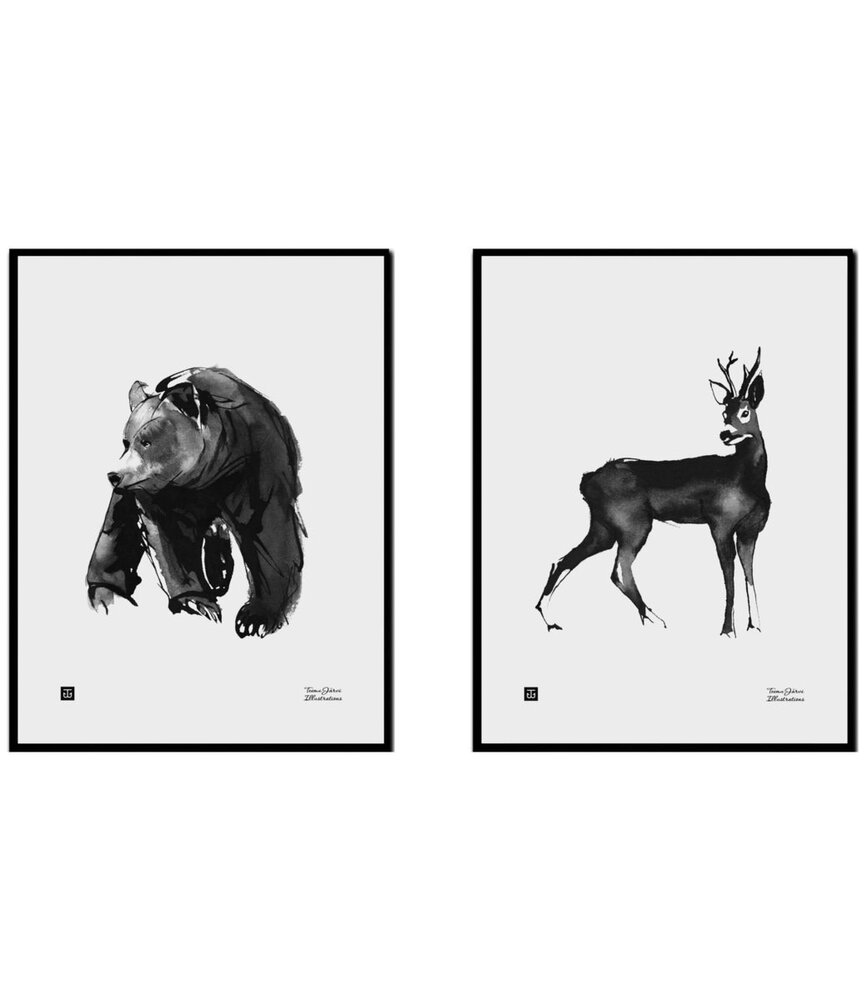 Teemu Järvi Teemu Järvi Poster Deer 30 x 40 cm Teemu Järvi Teemu Järvi Poster Deer 30 x 40 cm