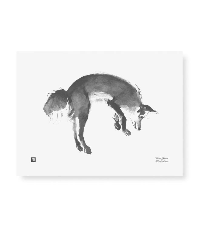 Teemu Järvi Teemu Järvi Poster Leaping Fox 30 x 40 cm