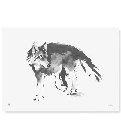 Teemu Järvi Teemu Järvi Poster Wolf 50 x 70 cm (zonder lijst) Teemu Järvi Teemu Järvi Poster Wolf 50 x 70 cm (zonder lijst)