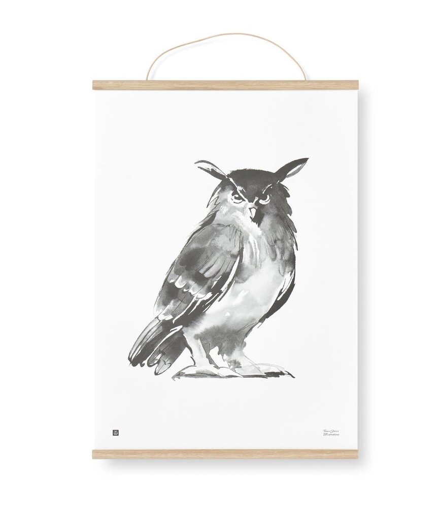 Teemu Järvi Teemu Järvi Poster Uil 30 x 40 cm (zonder lijst) Teemu Järvi Teemu Järvi Poster Uil 30 x 40 cm (zonder lijst)