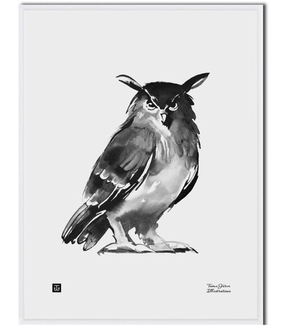 Teemu Järvi Teemu Järvi Poster Uil 30 x 40 cm (zonder lijst) Teemu Järvi Teemu Järvi Poster Uil 30 x 40 cm (zonder lijst)