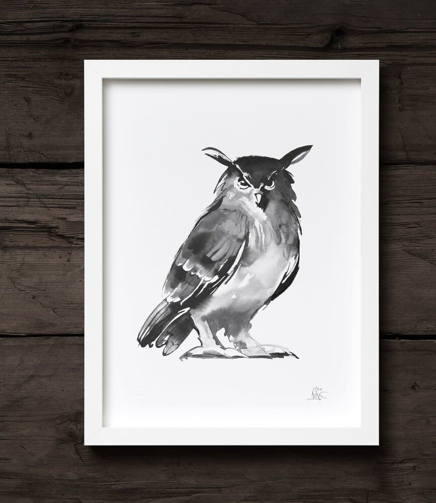 Teemu Järvi Teemu Järvi Poster Uil 30 x 40 cm (zonder lijst) Teemu Järvi Teemu Järvi Poster Uil 30 x 40 cm (zonder lijst)