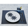 SEJ Design SEJ Design Black Placemat 44x34cm SEJ Design SEJ Design Black Placemat 44x34cm