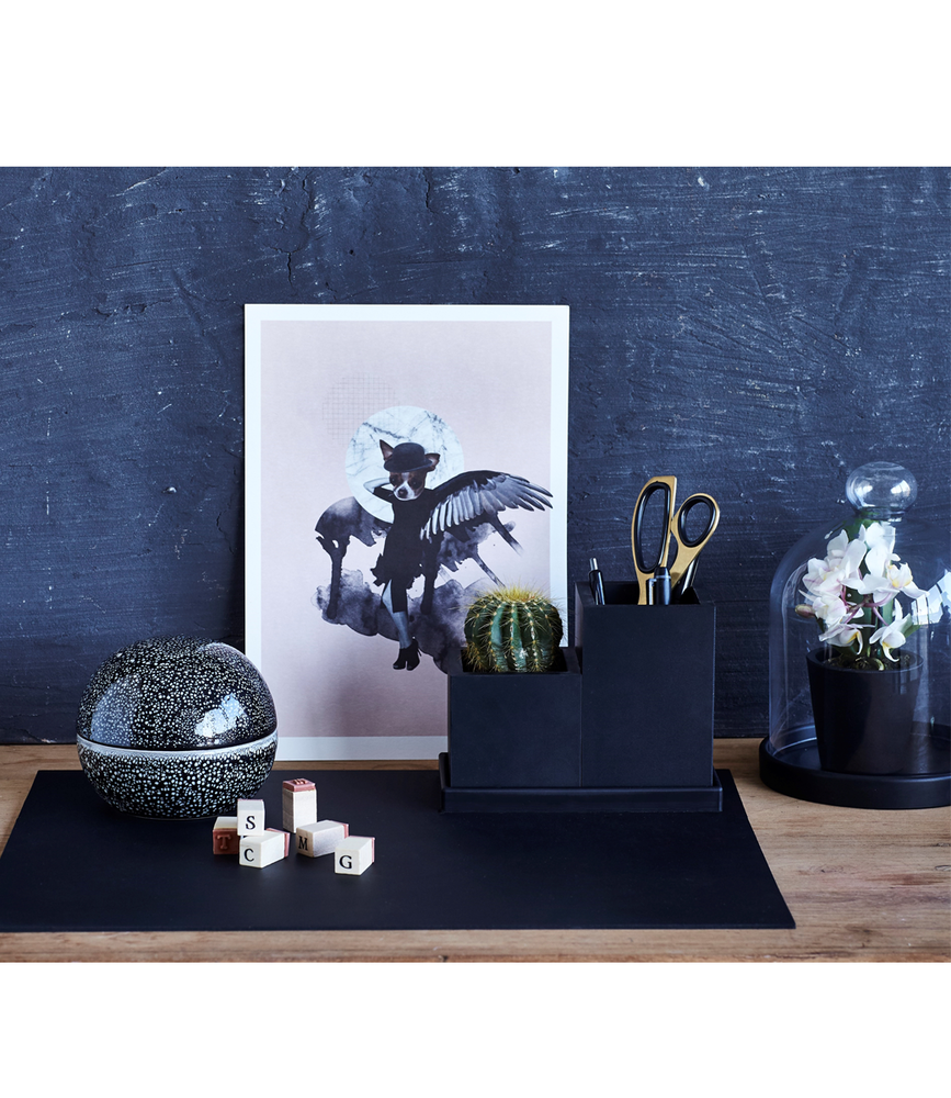 SEJ Design SEJ Design Zwarte Placemat 44x34cm SEJ Design SEJ Design Zwarte Placemat 44x34cm