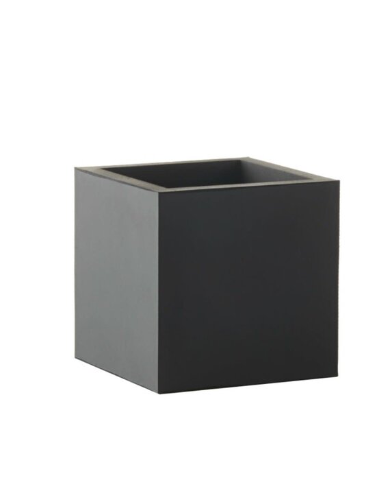 SEJ Design Bloempot Zwart 14x14x14cm