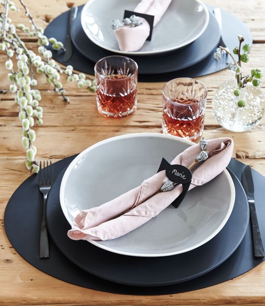 SEJ Design SEJ Design Placemat Ovaal 47 x 34 cm SEJ Design SEJ Design Placemat Ovaal 47 x 34 cm