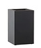 SEJ Design Zwarte Vaas 11x11x18cm SEJ Design Zwarte Vaas 11x11x18cm