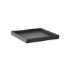 SEJ Design SEJ Design Zwarte Vierkante Tray Medium 20x20cm SEJ Design SEJ Design Zwarte Vierkante Tray Medium 20x20cm