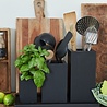 SEJ Design SEJ Design Black Vase Large 11x11x23cm SEJ Design SEJ Design Black Vase Large 11x11x23cm