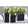 SEJ Design SEJ Design Zwarte Vaas Large 11x11x23cm SEJ Design SEJ Design Zwarte Vaas Large 11x11x23cm