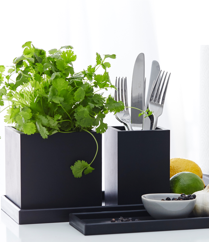 SEJ Design SEJ Design Tray Zwart Medium 14,5 x39 cm SEJ Design SEJ Design Tray Zwart Medium 14,5 x39 cm