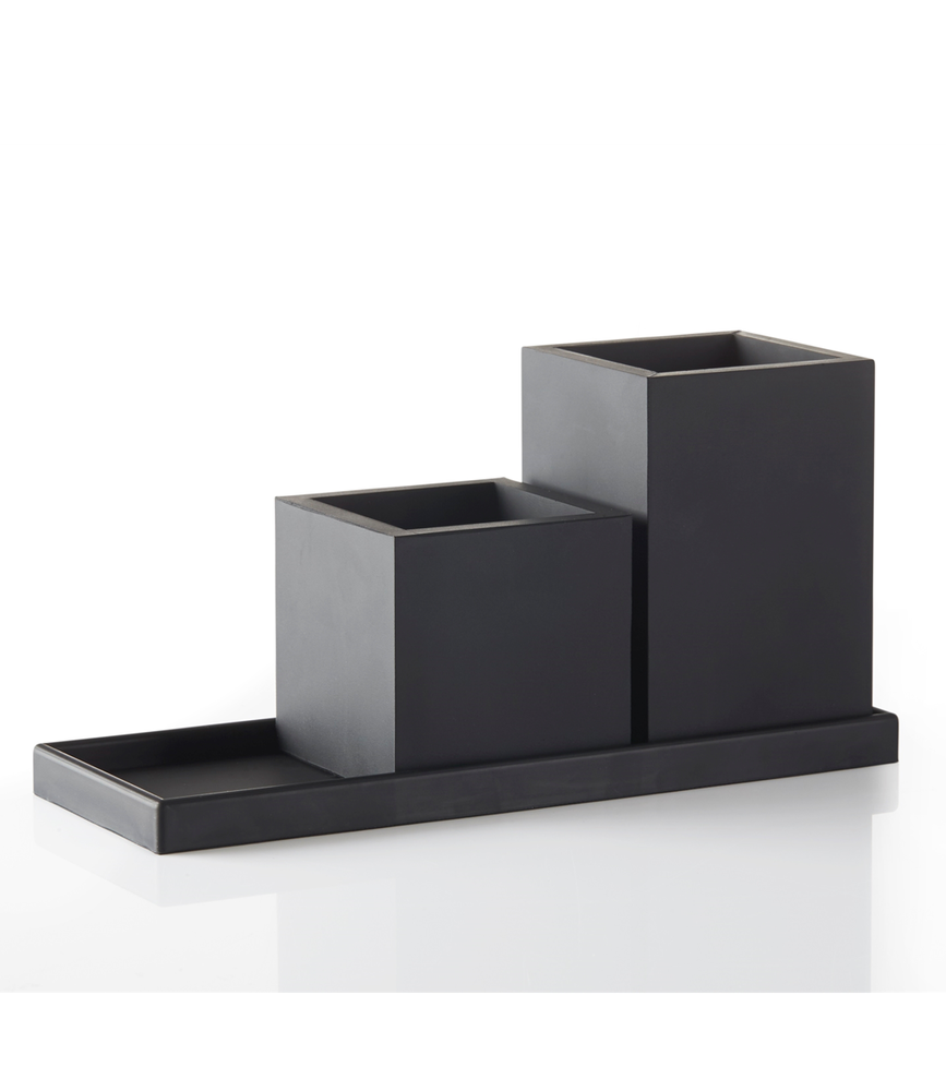 SEJ Design SEJ Design Tray Black Rectangular Small 9x25 cm SEJ Design SEJ Design Tray Black Rectangular Small 9x25 cm