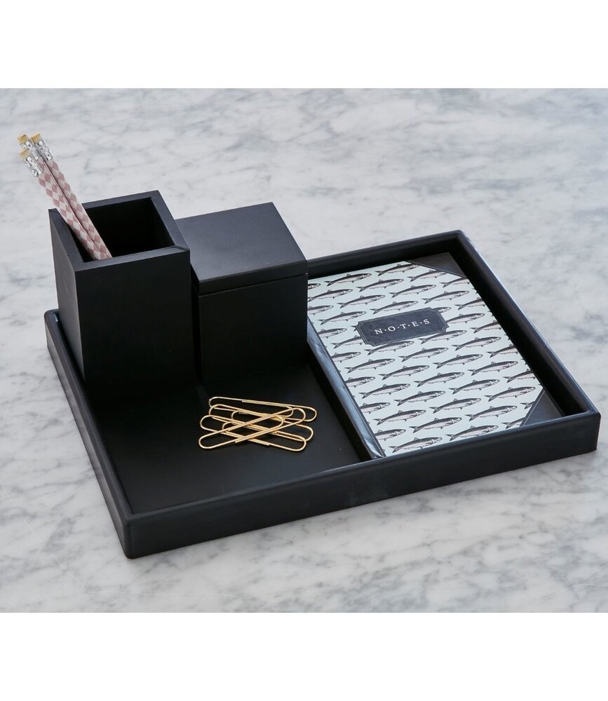 SEJ Design SEJ Design Tray zwart 24x33x3cm past A4 formaat in