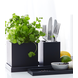 SEJ Design SEJ Design Bloempot Zwart 14x14x14cm SEJ Design SEJ Design Bloempot Zwart 14x14x14cm