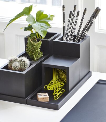 SEJ Design SEJ Design Opbergbakje Zwart Small 8x8x12cm SEJ Design SEJ Design Opbergbakje Zwart Small 8x8x12cm