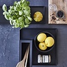 SEJ Design SEJ Design Zwarte Vierkante Tray Medium 20x20cm SEJ Design SEJ Design Zwarte Vierkante Tray Medium 20x20cm