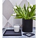 SEJ Design SEJ Design Zwarte Vierkante Tray Medium 20x20cm SEJ Design SEJ Design Zwarte Vierkante Tray Medium 20x20cm