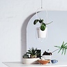 OK Design Cibele plantenpot hanger wit (incl. koord / excl. bloempot ) OK Design Cibele plantenpot hanger wit (incl. koord / excl. bloempot )