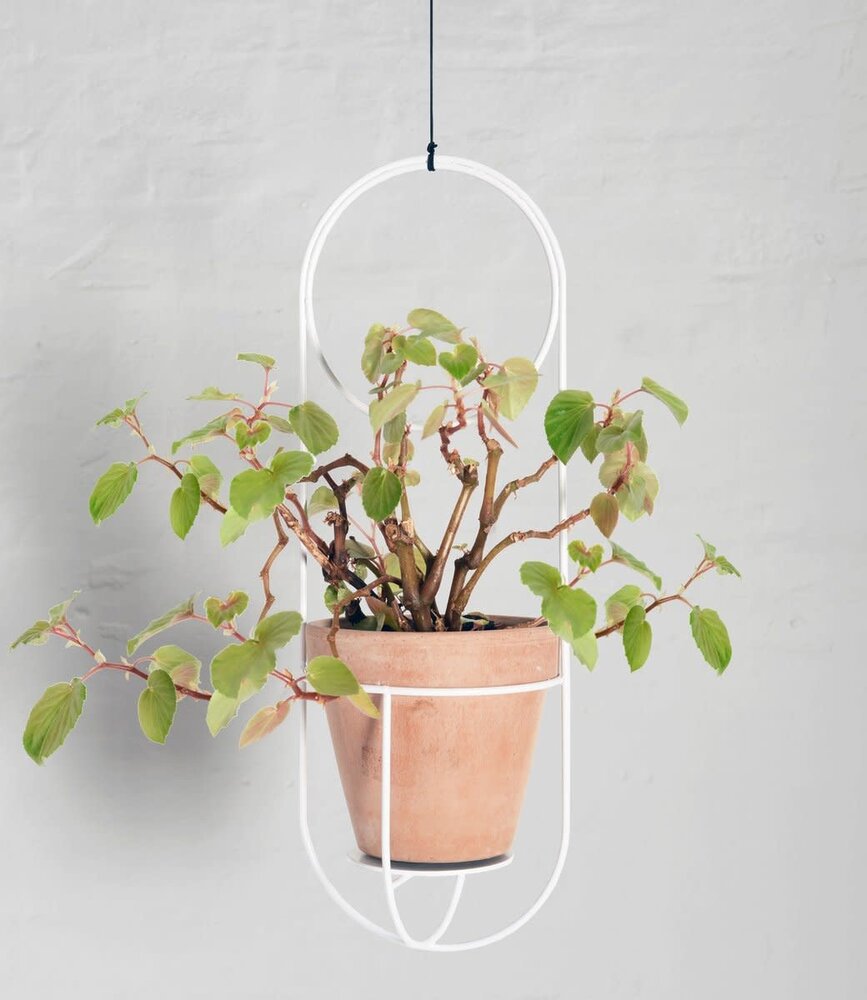 OK Design Cibel plant pot hanger white ( incl. cord / excl. flowerpot) OK Design Cibel plant pot hanger white ( incl. cord / excl. flowerpot)